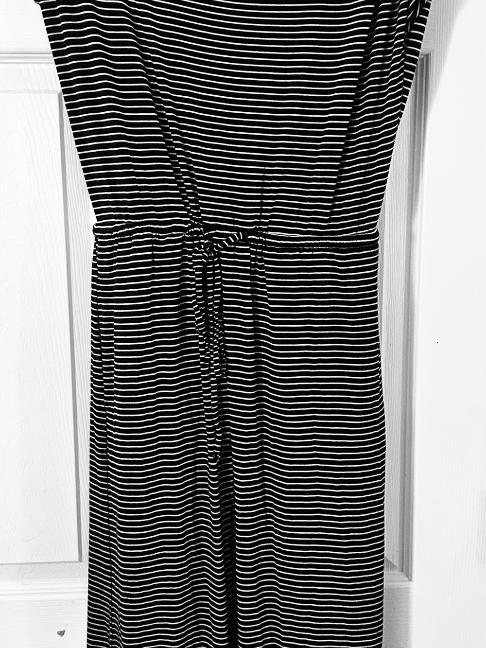 Maurices Black and White Striped dress